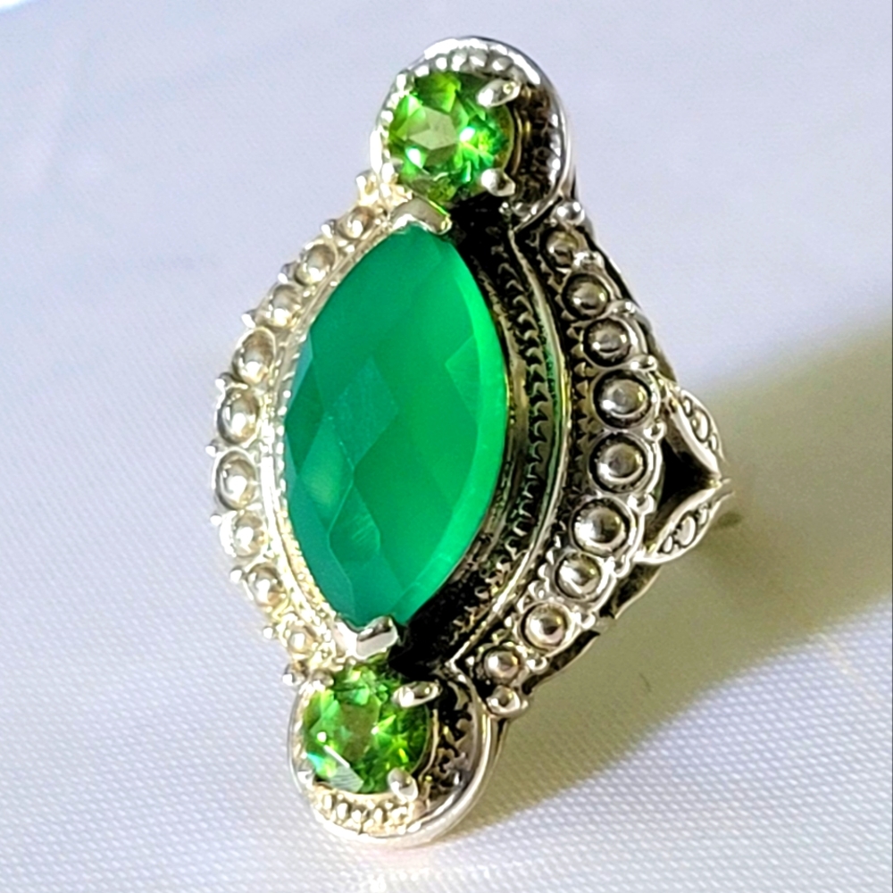 Nicky Butler Sterling multi gemstone Ring